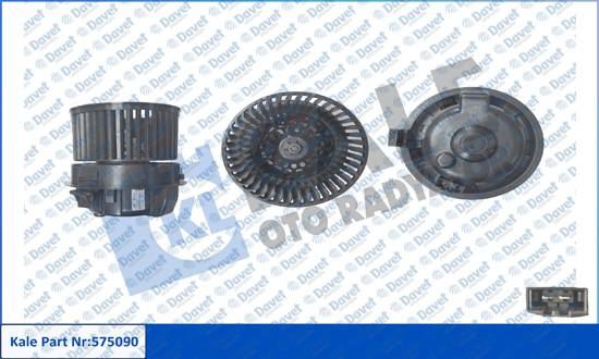 KALE 575090 Kalorifer Motoru C4 Iii - C4 X - Corsa F - Mokka - Mokka-E - P208 Ii - P2008 Ii [20.5x21x25.2]